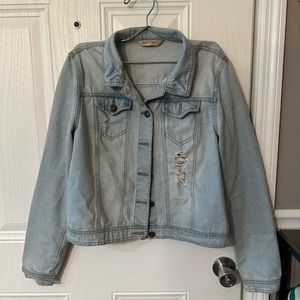 highway jeans distressed jean jacket
